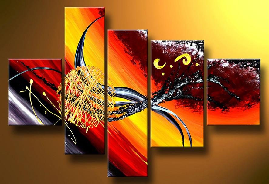 Modern Painting, Abstract Canvas Painting, Acrylic Canvas Painting, Ba –  Silvia Home Craft