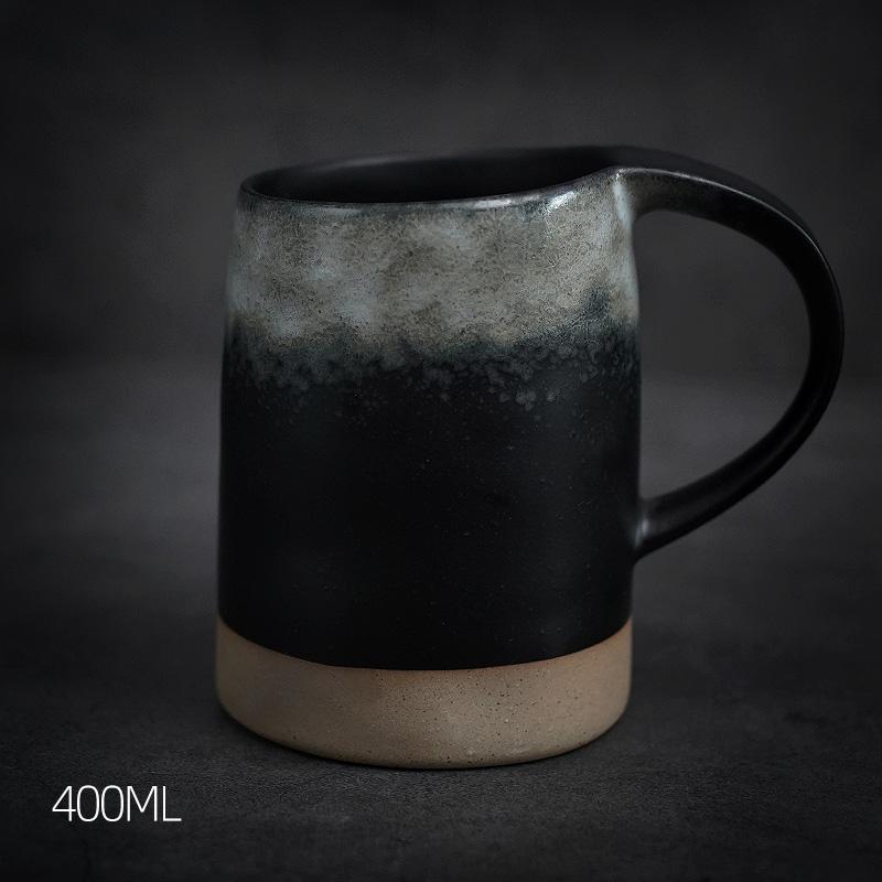 Black Clay Coffee Mug — Alanna Hughes Pottery