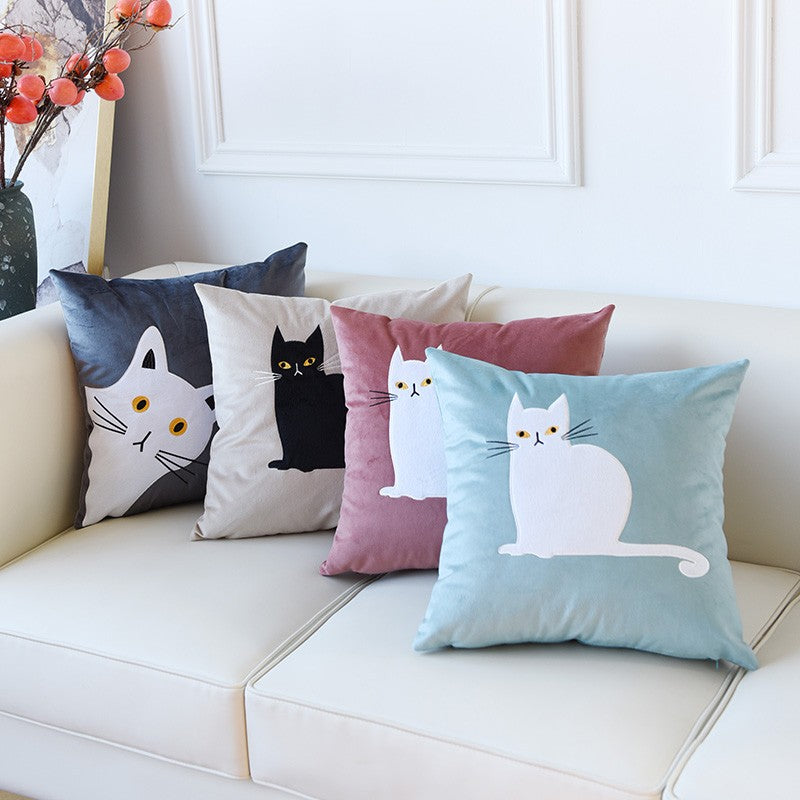 Cat Decorative Throw Pillows for Couch Modern Sofa Decorative