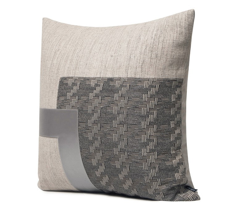 Large gray best sale throw pillows