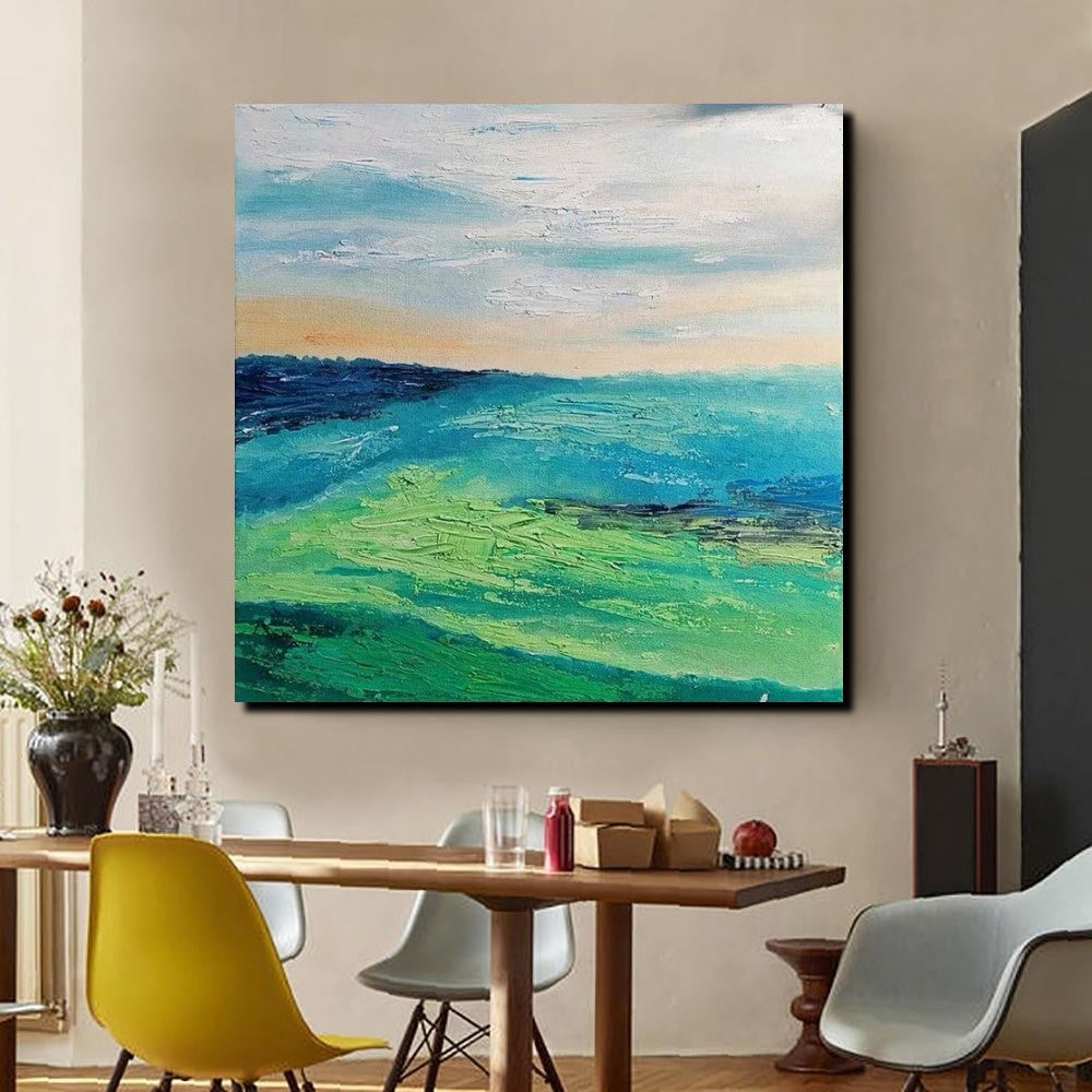 Landscape Acrylic Paintings, Abstract Landscape Painting, Modern Paint