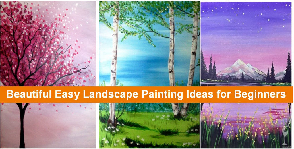 Easy Acrylic Paintings, Easy Abstract Painting Ideas, Easy Landscape Painting Ideas for Beginners, Simple Canvas Painting Ideas for Kids, Easy DIY Painting Techniques