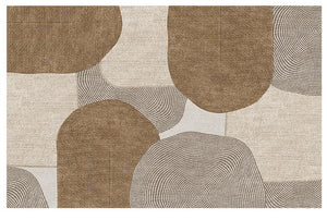 Unique Modern Rugs for Interior Design, Abstract Area Rugs for Living Room, Contemporary Abstract Rugs for Dining Room-Silvia Home Craft