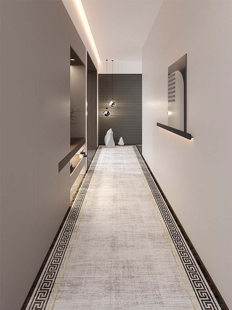 Narrow Long Hallway Runners, Modern Long Hallway Runners, Entryway Runner Rugs, Long Narrow Runner Rugs, Entrance Hallway Runner Carpet-Silvia Home Craft