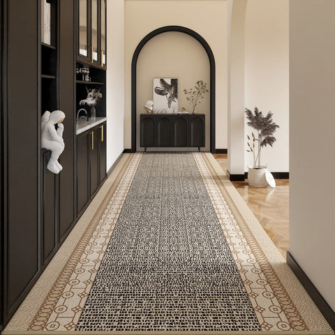 Extra Long Hallway Runners, Contepmorary Runner Rugs, Non Slip Modern Long Hallway Runners, Long Narrow Runner Rugs-Silvia Home Craft