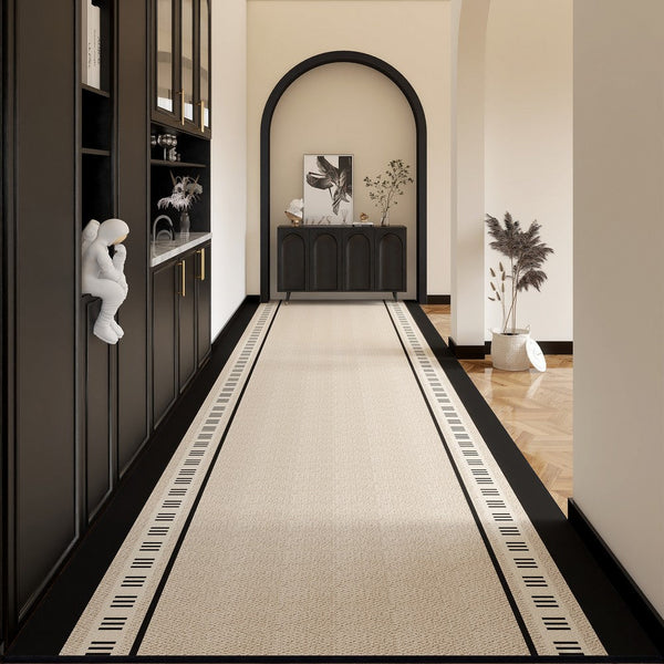 Washable Entryway Runner Rug Ideas, Kitchen Runner Rugs, Long Narrow Runner Rugs, Easy Care Contemporary Modern Long Hallway Runners-Silvia Home Craft