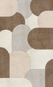 Abstract Geometric Modern Rugs, Contemporary Modern Rugs for Bedroom, Modern Rugs for Dining Room-Silvia Home Craft