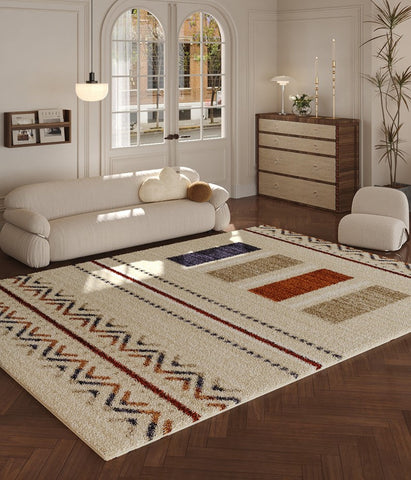 Bathroom Runner Rugs, Contemporary Runner Rugs for Living Room, Modern Runner Rugs Next to Bed, Kitchen Runner Rugs, Runner Rugs for Hallway-Silvia Home Craft