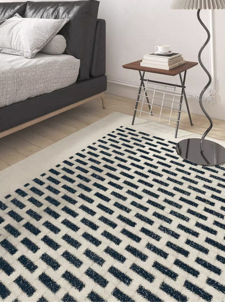 Contemporary Runner Rugs for Living Room, Runner Rugs for Hallway, Kitchen Runner Rugs, Modern Runner Rugs Next to Bed, Bathroom Runner Rugs-Silvia Home Craft