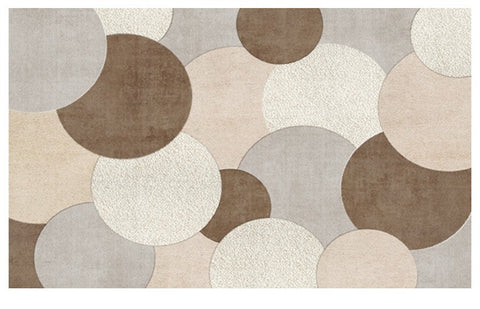 Geometric Modern Rugs for Dining Room, Bedroom Modern Rugs, Contemporary Area Rugs for Living Room-Silvia Home Craft