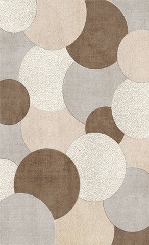 Bedroom Modern Rugs, Geometric Modern Rugs for Dining Room, Contemporary Area Rugs for Living Room-Silvia Home Craft