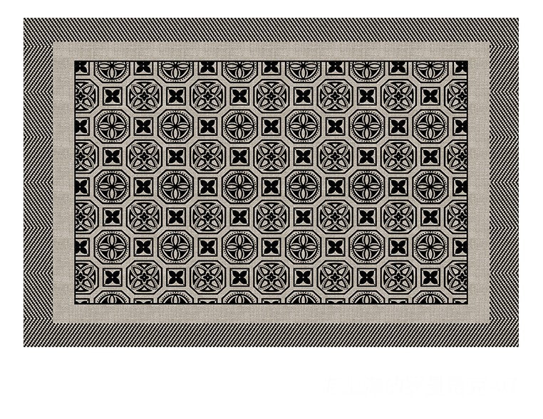 Abstract Contemporary Rugs for Bedroom, Mid Century Area Rugs for Living Room, Modern Carpets for Office, Dining Room Floor Rugs, Elegant Modern Area Rugs under Sofa-Silvia Home Craft