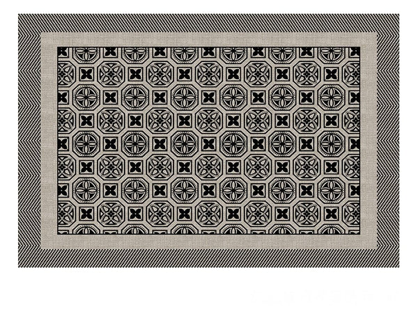 Abstract Contemporary Rugs for Bedroom, Mid Century Area Rugs for Living Room, Modern Carpets for Office, Dining Room Floor Rugs, Elegant Modern Area Rugs under Sofa-Silvia Home Craft