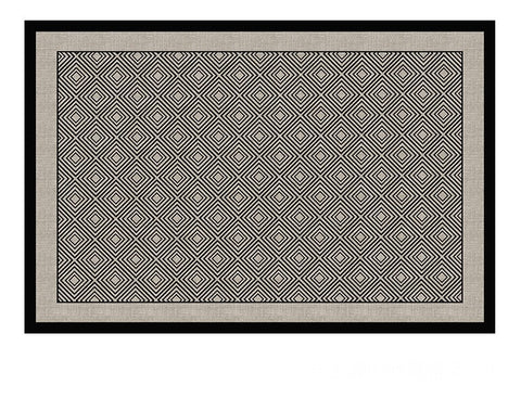 Mid Century Area Rugs for Living Room, Abstract Contemporary Rugs for Bedroom, Modern Carpets for Office, Dining Room Floor Rugs, Elegant Modern Area Rugs under Sofa-Silvia Home Craft