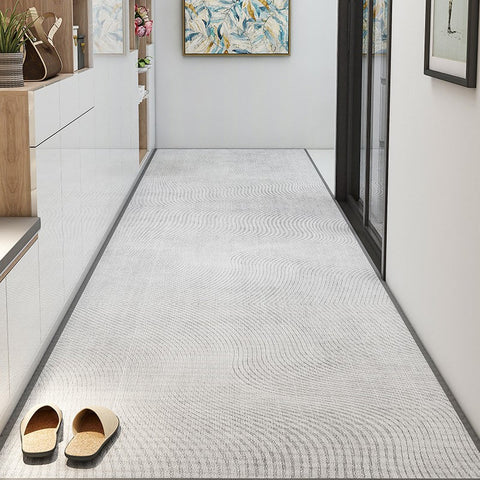 Modern Extra Long Hallway Runners, Easy Care Entryway Runner Rug Ideas, Stain-resistant Non Slip Kitchen Runner Rugs, Long Hallway Runners, Long Narrow Runner Rugs, Entrance Hallway Runners-Silvia Home Craft