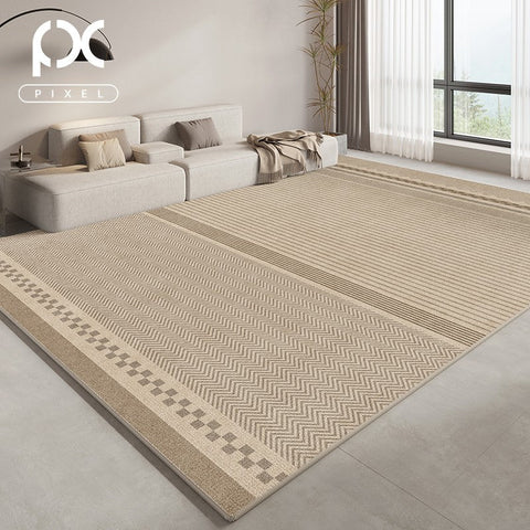 Contemporary Modern Rugs Next to Bed, Abstract Modern Rugs for Living Room, Modern Rugs under Dining Room Table, Simple Geometric Carpets for Kitchen-Silvia Home Craft