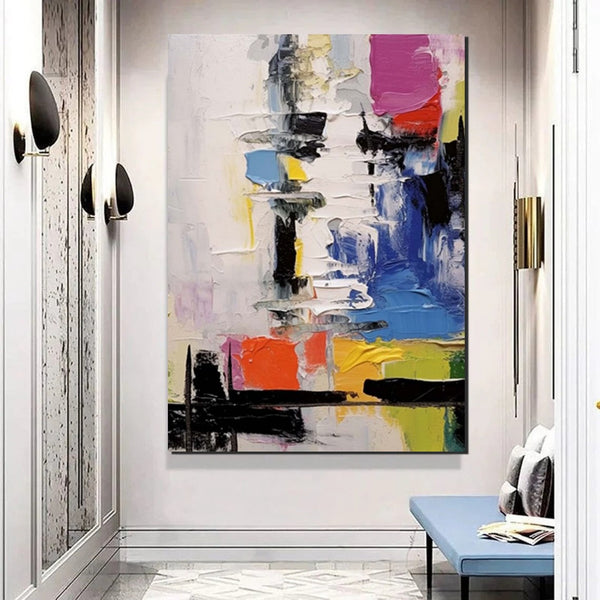 Wall Art Paintings, Simple Modern Art, Buy Paintings Online, Simple Abstract Painting, Large Paintings for Bedroom-Silvia Home Craft