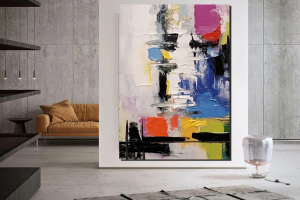 Wall Art Paintings, Simple Modern Art, Buy Paintings Online, Simple Abstract Painting, Large Paintings for Bedroom-Silvia Home Craft