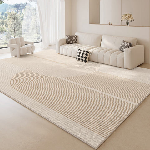 Contemporary Rugs for Dining Room, Large Modern Floor Carpets for Office, Bedroom Floor Rugs, Modern Rugs for Living Room-Silvia Home Craft