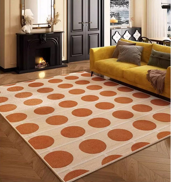 Geometric Contemporary Rugs for Dining Room, Bedroom Floor Rugs, Mid Century Modern Rug for Living Room, Modern Rugs for Living Room-Silvia Home Craft