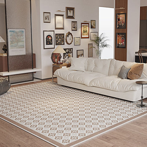 Mid Century Contemporary Modern Rugs for Living Room, Modern Rug Placement Ideas for Dining Room, Large Modern Rugs for Bedroom-Silvia Home Craft