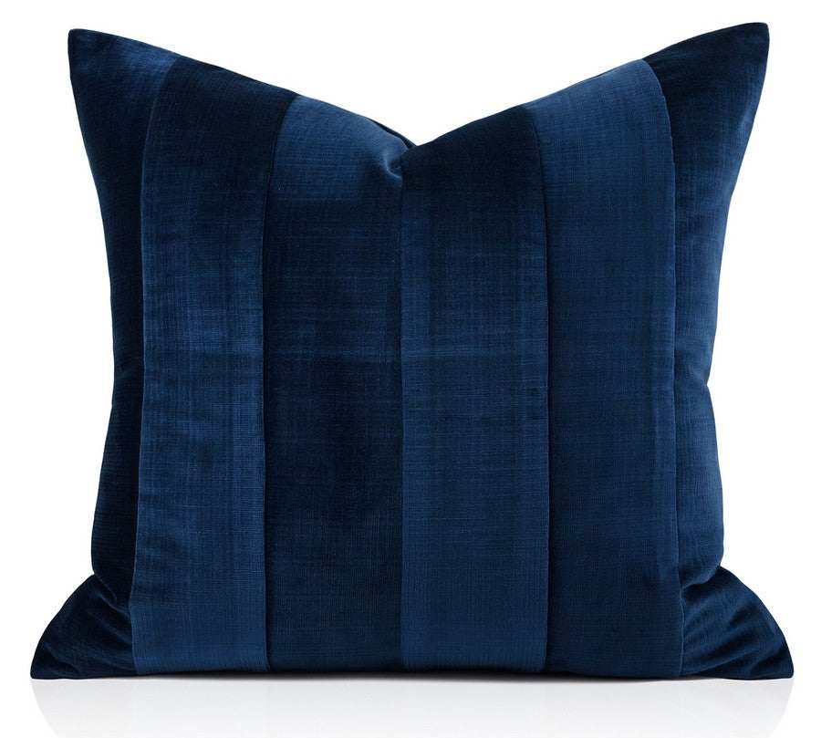 Blue Modern Pillows for Couch, Abstract Decorative Throw Pillows for Living Room, Large Modern Sofa Pillow Cases, Modern Decorative Pillow Covers-Silvia Home Craft