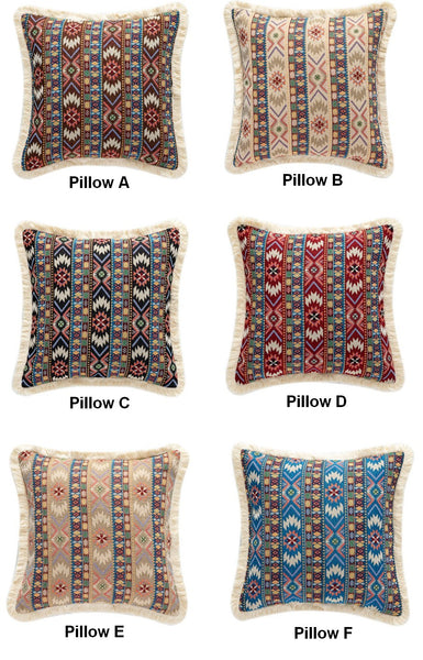 Unique Decorative Throw Pillows, Bohemian Decorative Sofa Pillows for Living Room, Extra Large Modern Geometric Pillows, Oriental Throw Pillow for Couch-Silvia Home Craft