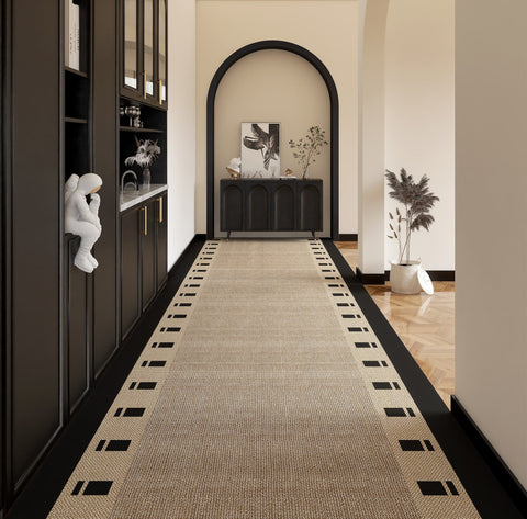 Non Slip Entryway Runner Rug Ideas, Entrance Hallway Runners, Modern Long Hallway Runners, Long Hallway Runners, Extra Long Narrow Runner Rugs, Kitchen Runner Rugs-Silvia Home Craft