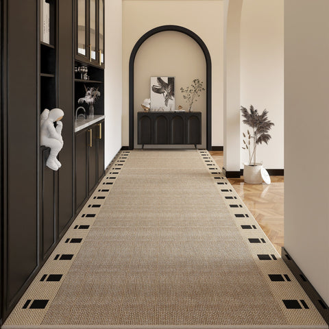 Extra Long Hallway Runners, Modern Long Hallway Runners, Washable Entrance Hallway Runners, Stain-resistant Non Slip Kitchen Runner Rugs-Silvia Home Craft