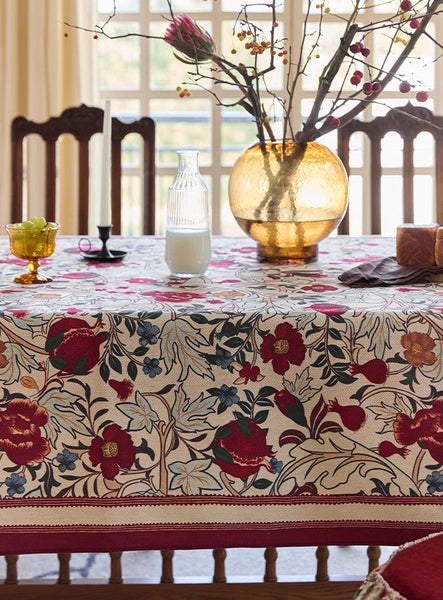 Oversied Modern Rectangular Tablecloth for Dining Room Table, Square Tablecloth for Kitchen, Extra Large Table Covers for Round Table-Silvia Home Craft