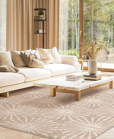 Unique Modern Rugs for Living Room, Modern Carpets for Office, Abstract Contemporary Rugs for Bedroom, Modern Area Rugs under Sofa, Dining Room Floor Rugs-Silvia Home Craft