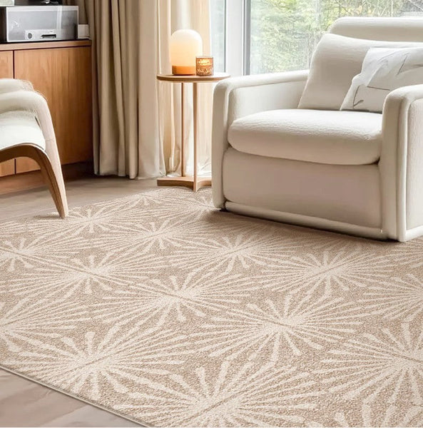 Unique Modern Rugs for Living Room, Modern Carpets for Office, Abstract Contemporary Rugs for Bedroom, Modern Area Rugs under Sofa, Dining Room Floor Rugs-Silvia Home Craft