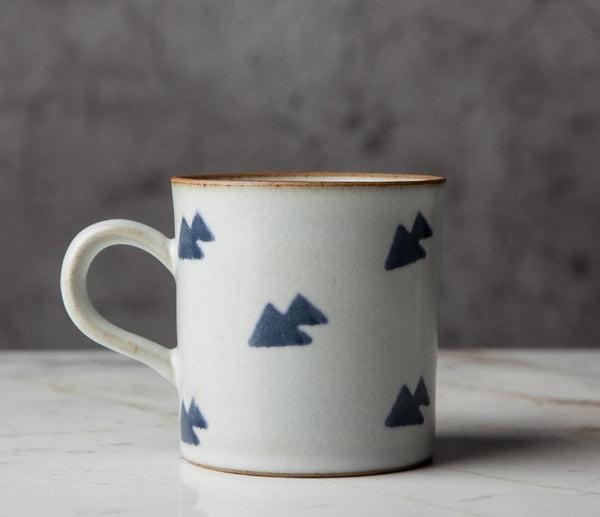 Latte Coffee Mug, Large Capacity Coffee Cup, Pottery Tea Cup, Handmade Pottery Coffee Cup-Silvia Home Craft