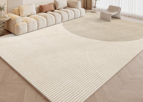 Large Modern Rugs in Living Room, Abstract Contemporary Rugs for Bedroom, Modern Rugs under Sofa, Dining Room Floor Rugs, Modern Rugs for Office-Silvia Home Craft