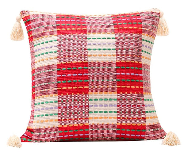 Colorful Modern Sofa Pillows Covers, Modern Sofa Cushion, Decorative Modern Pillows for Couch, Decorative Pillows for Living Room-Silvia Home Craft