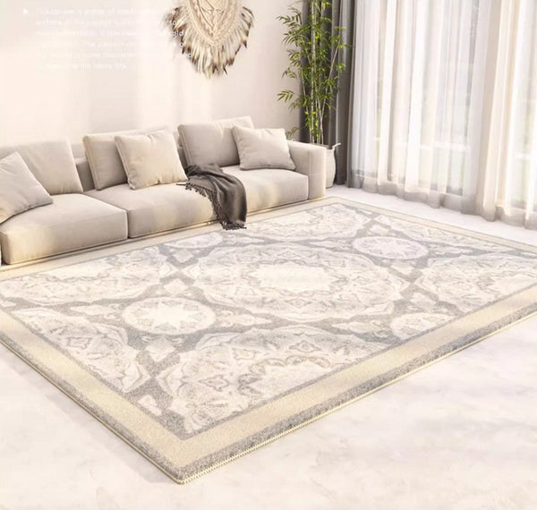 Unique Contemporary Rug Ideas for Living Room, Modern Runner Rugs Next to Bed, Hallway Modern Runner Rugs, Extra Large Modern Rugs for Dining Room-Silvia Home Craft