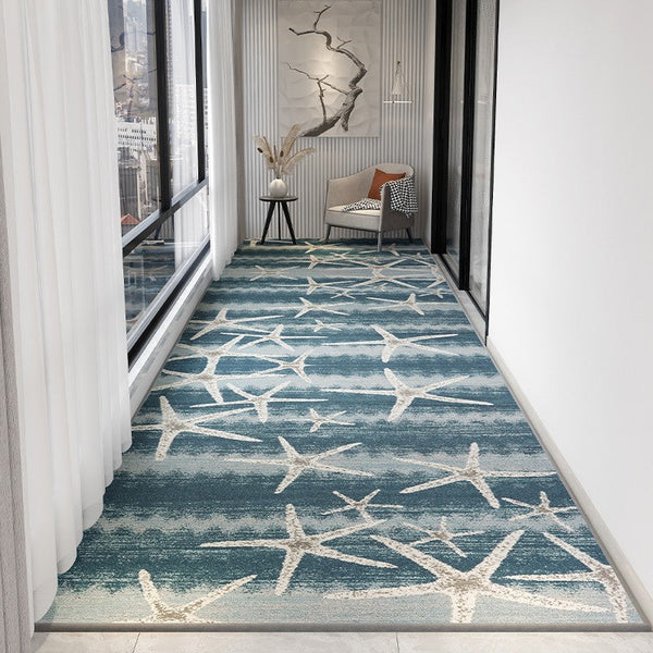 Entrance Hallway Runners, Extra Long Narrow Runner Rugs, Easy Care Contemporary Modern Long Hallway Runners, Washable Entryway Runner Rug Ideas, Kitchen Runner Rugs-Silvia Home Craft