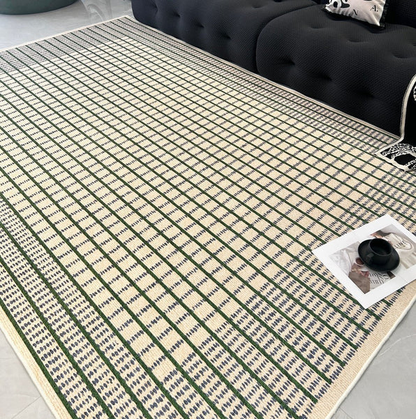 Unique Modern Rugs for Living Room, Large Modern Rugs for Bedroom, Geometric Area Rugs under Coffee Table, Contemporary Modern Rugs for Dining Room-Silvia Home Craft