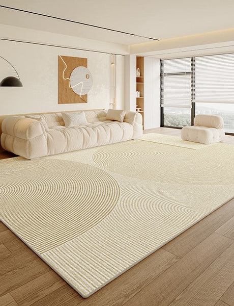 Bedroom Large Geometric Contemporary Rugs, Modern Rugs for Bedroom, Dining Room Floor Rug, Extra Large Floor Rugs for Living Room-Silvia Home Craft