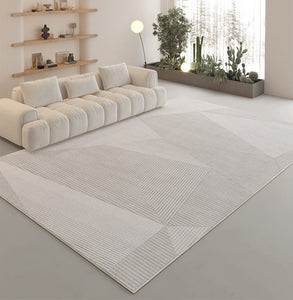 Abstract Geometric Modern Rugs, Contemporary Modern Rugs for Bedroom, Unique Modern Rugs for Living Room, Dining Room Floor Carpets-Silvia Home Craft