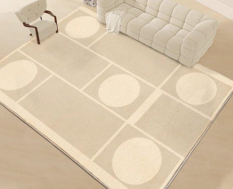 Large Modern Floor Carpets for Office, Modern Area Rug for Living Room, Bedroom Floor Rugs, Contemporary Rugs for Dining Room-Silvia Home Craft