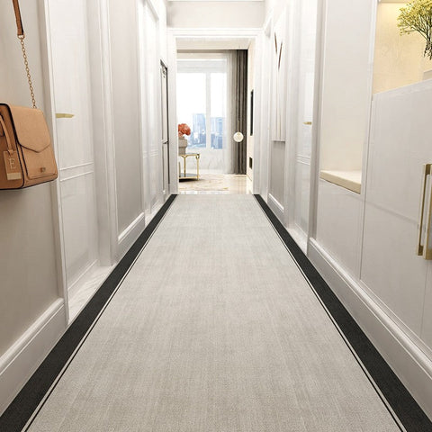 Modern Long Hallway Runners, Narrow Long Hallway Runners, Stain-resistant Non Slip Entryway Runner Rugs, Extra Long Narrow Runner Rugs, Entrance Hallway Runner Carpet-Silvia Home Craft