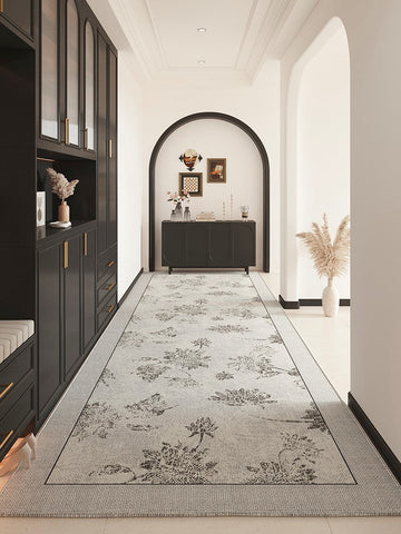 Entrance Hallway Runners, Easy Care Hallway Runer Rug Ideas, Extra Long Narrow Hallway Runners, Washable Entryway Runner Rug Ideas, Modern Long Narrow Runner Rugs-Silvia Home Craft