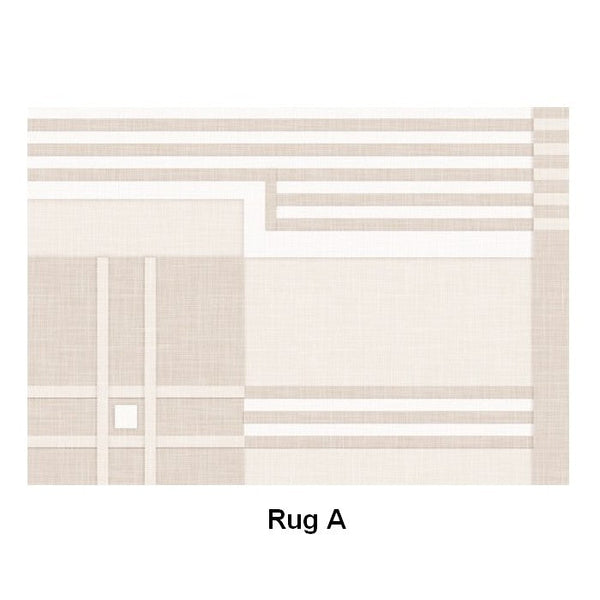 Modern Rug Ideas for Bedroom, Geometric Modern Rug Placement Ideas for Living Room, Contemporary Area Rugs for Dining Room-Silvia Home Craft