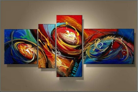 Extra Large Painting for Living Room, Modern Contemporary Art, Simple Abstract Artwork, 72 inch Wall Art, Modern Art on Canvas-Silvia Home Craft