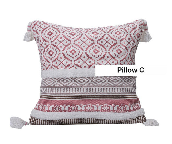 Modern Decorative Pillow for Interior Design, Contemporary Decorative Pillow Covers, Geometric Modern Sofa Pillows for Bedroom, Square Pillows for Couch-Silvia Home Craft