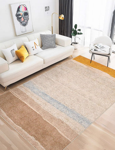 Abstract Area Rugs for Bedroom, Contemporary Modern Rugs for Living Room, Geometric Modern Rugs under Dining Room Table, Modern Carpets under Coffee Table-Silvia Home Craft