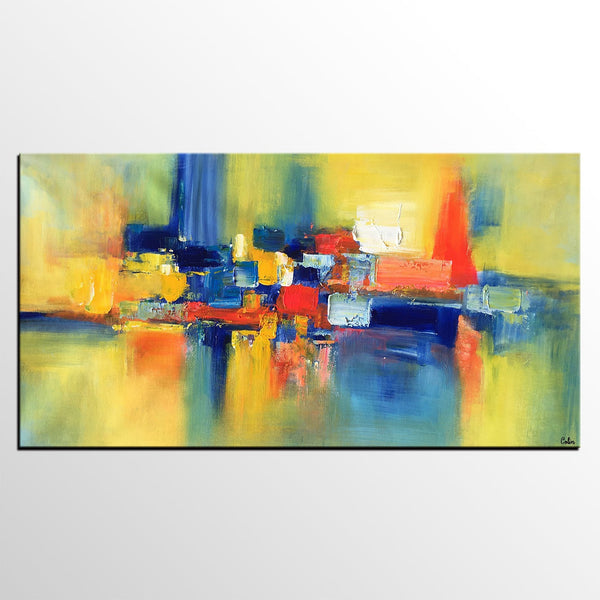 Modern Acrylic Painting, Canvas Wall Art Paintings, Abstract Painting on Canvas, Custom Large Paintings for Living Room, Original Abstract Paintings-Silvia Home Craft