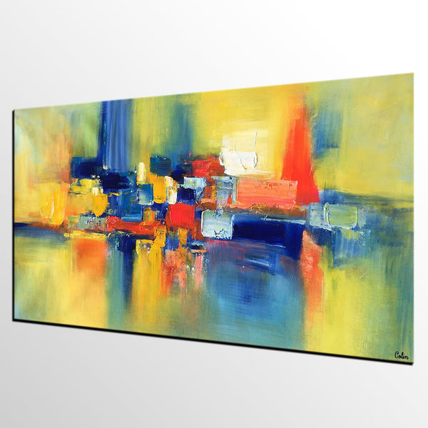 Modern Acrylic Painting, Canvas Wall Art Paintings, Abstract Painting on Canvas, Custom Large Paintings for Living Room, Original Abstract Paintings-Silvia Home Craft