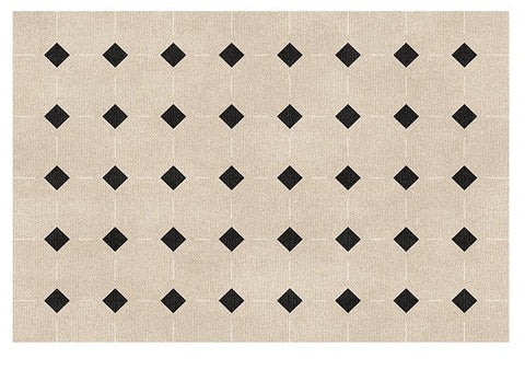 Large Modern Rugs for Living Room, Bedroom Modern Rugs, Dining Room Geometric Soft Rugs, Contemporary Modern Rugs for Office-Silvia Home Craft